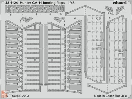 Eduard Accessories 1:48 Hunter GA.11 landing flaps 1/48 AIRFIX