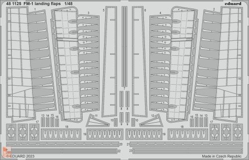 Eduard Accessories 1:48 FM-1 landing flaps 1/48