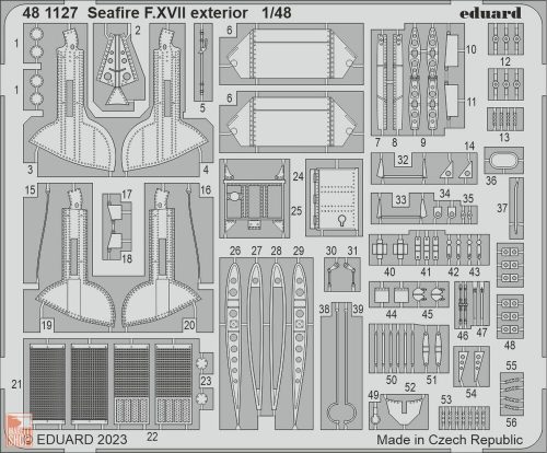 Eduard Accessories 1:48 Seafire F.XVII exterior 1/48