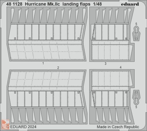 Eduard Accessories 1:48 Hurricane Mk.IIc landing flaps 1/48