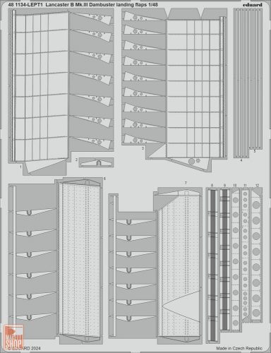 Eduard Accessories 1:48 Lancaster B Mk.III Dambuster landing flaps 1/48 HKM