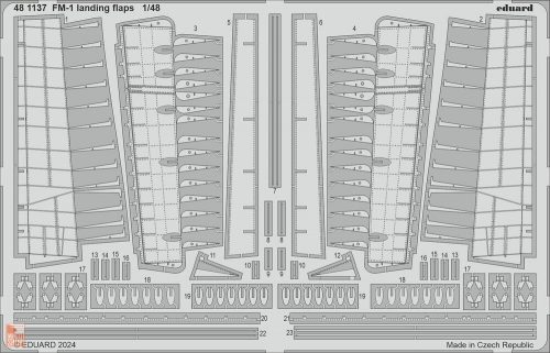 Eduard Accessories 1:48 FM-1 landing flaps TAMIYA