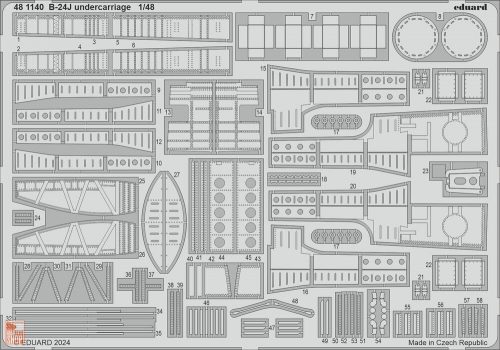 Eduard Accessories 1:48 B-24J undercarriage