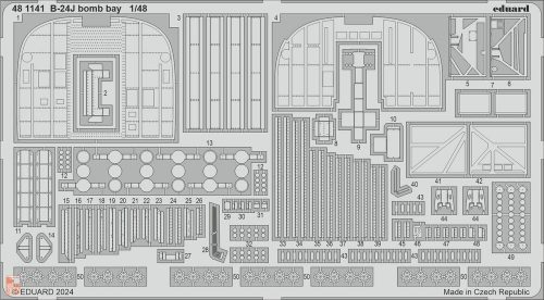 Eduard Accessories 1:48 B-24J bomb bay