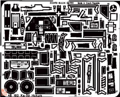 Eduard Accessories 1:48 Ka-50 Hokum