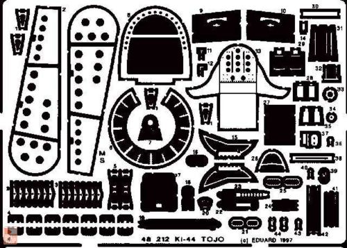 Eduard Accessories 1:48 Ki-44 Tojo