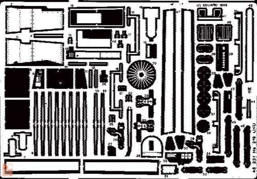 Eduard Accessories 1:48 Heinkel He-219 UHU