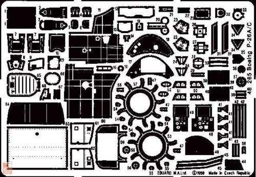 Eduard Accessories 1:48 P-26 A/C Peashoper