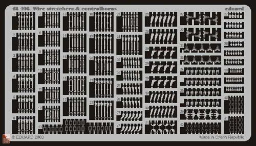 Eduard Accessories 1:48 Wire stretchers & controlhorns