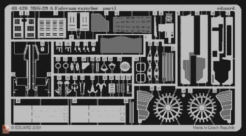 Eduard Accessories 1:48 MiG-29A Fulcrum Exterior