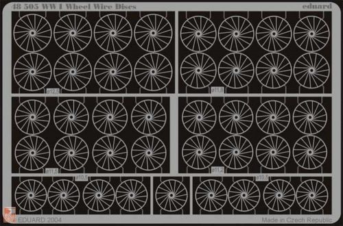 Eduard Accessories 1:48 WWI Wheel Wire Discs