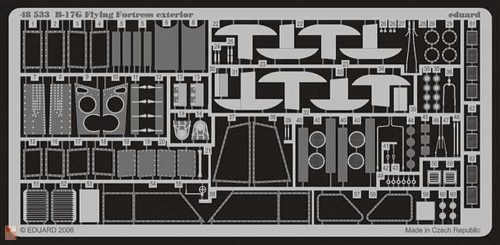 Eduard Accessories 1:48 B-17G Flying Fortress exterior für Revell/Monogram Bausatz