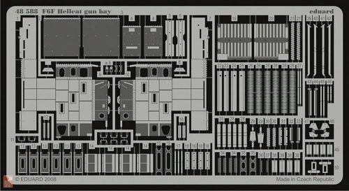 Eduard Accessories 1:48 F6F Hellcat gun bay für Eduard Bausatz