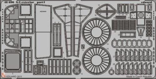 Eduard Accessories 1:48 S-3 exterior for Italeri