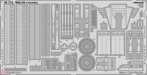 Eduard Accessories 1:48 MiG-29 exterior for GWH