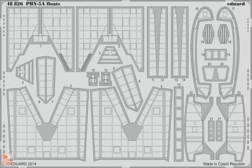 Eduard Accessories 1:48 PBY-5A floats for Revell