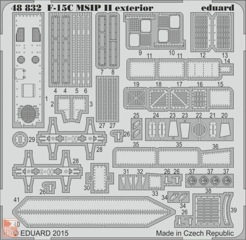 Eduard Accessories 1:48 F-15C MSIP II exterior for Great Wall Ho