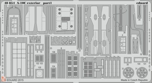 Eduard Accessories 1:48 A-10C exterior for Italeri