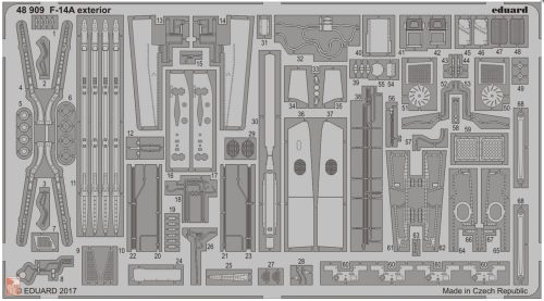 Eduard Accessories 1:48 F-14A exterior for Tamiya