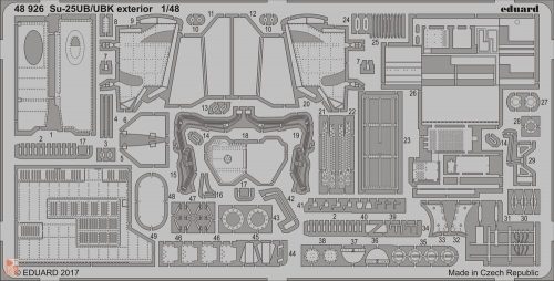 Eduard Accessories 1:48 Su-25UB/UBK exterior for SMER