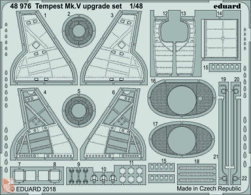 Eduard Accessories 1:48 Tempest Mk.V upgrade set for Eduard