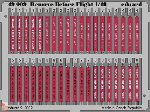 Eduard Accessories 1:48 Remove Before Flight