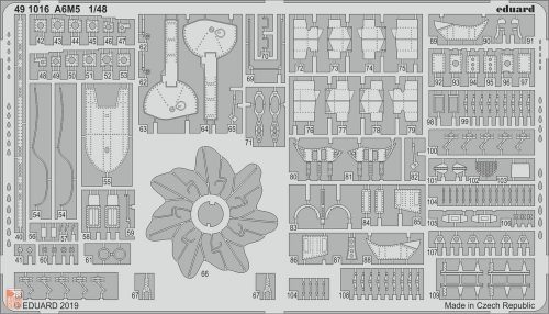 Eduard Accessories 1:48 A6M5 for Tamiya