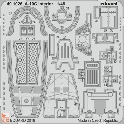 Eduard Accessories 1:48 A-10C interior for Italeri