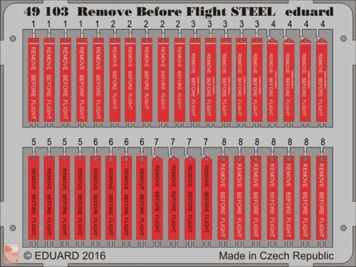 Eduard Accessories 1:48 Remove Before Flight STEEL