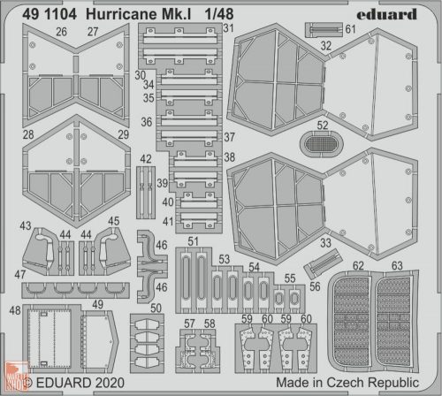 Eduard Accessories 1:48 Hurricane Mk.I for Airfix