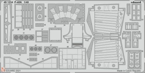 Eduard Accessories 1:48 P-40N, for ACADEMY