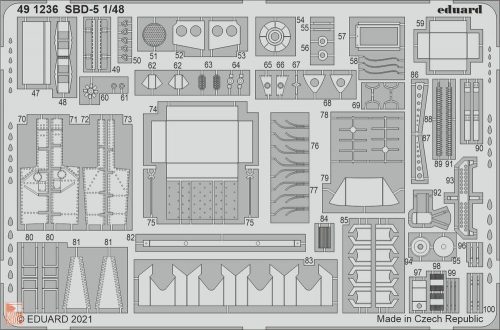 Eduard Accessories 1:48 SBD-5, for REVELL