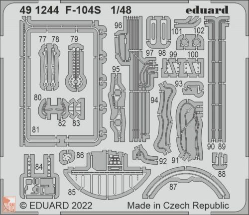 Eduard Accessories 1:48 F-104S for KINETIC