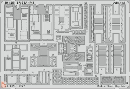 Eduard Accessories 1:48 SR-71A interior for REVELL