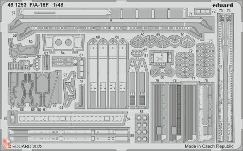 Eduard Accessories 1:48 F/A-18F for MENG