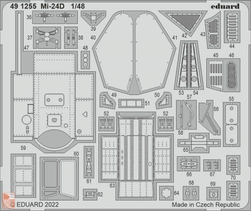 Eduard Accessories 1:48 Mi-24D for TRUMPETER