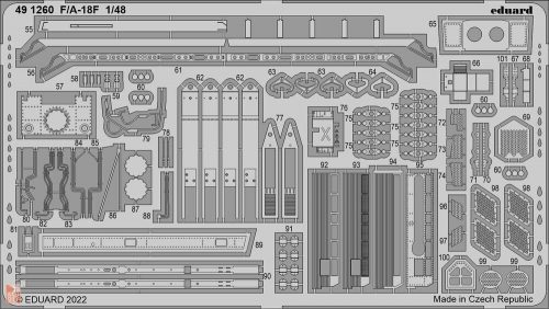 Eduard Accessories 1:48 F/A-18F for HOBBY BOSS