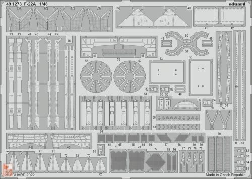 Eduard Accessories 1:48 F-22A 1/48