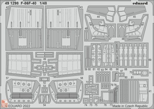 Eduard Accessories 1:48 F-86F-40