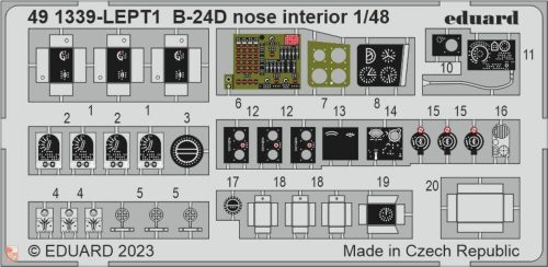 Eduard Accessories 1:48 B-24D nose interior 1/48 REVELL