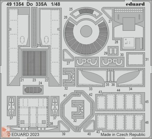 Eduard Accessories 1:48 Do 335A 1/48 TAMIYA