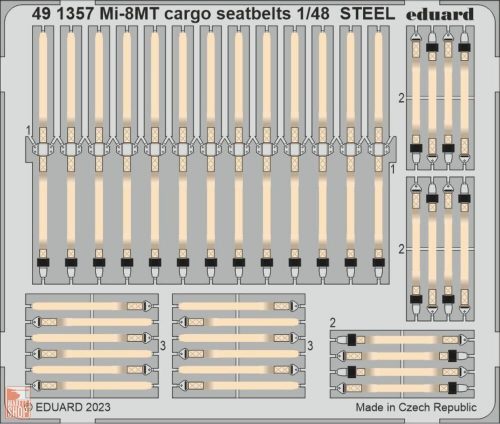 Eduard Accessories 1:48 Mi-8MT cargo seatbelts STEEL 1/48 TRUMPETER