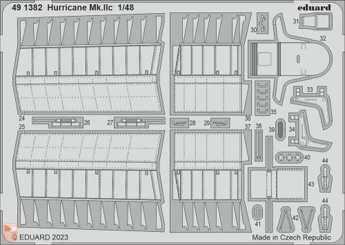 Eduard Accessories 1:48 Hurricane Mk.IIc 1/48 ARMA HOBBY