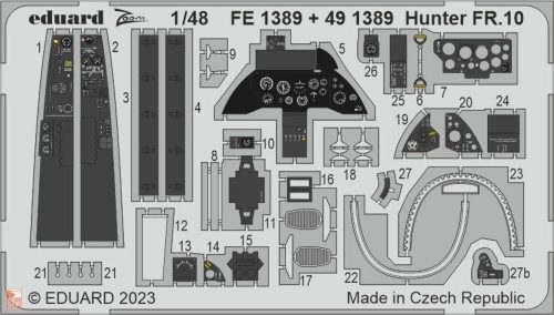 Eduard Accessories 1:48 Hunter FR.10 1/48 AIRFIX