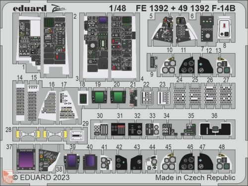 Eduard Accessories 1:48 F-14B 1/48 GREAT WALL HOBBY