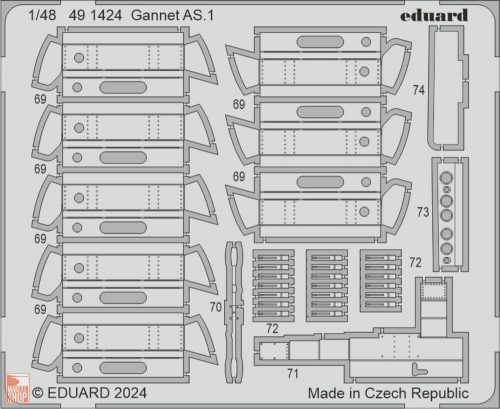 Eduard Accessories 1:48 Gannet AS.1 1/48 AIRFIX