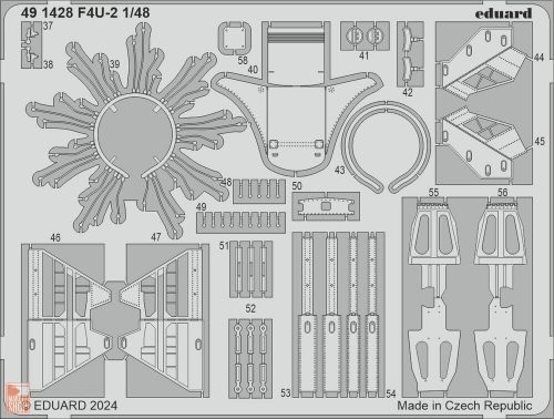 Eduard Accessories 1:48 F4U-2 1/48 MAGIC FACTORY