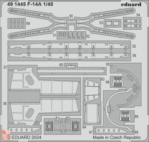 Eduard Accessories 1:48 F-14A GREAT WALL HOBBY