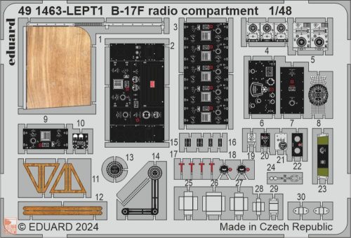 Eduard Accessories 1:48 B-17F radio compartment 1/48