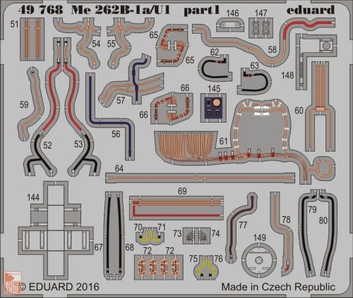 Eduard Accessories 1:48 Me 262B-1a/U1